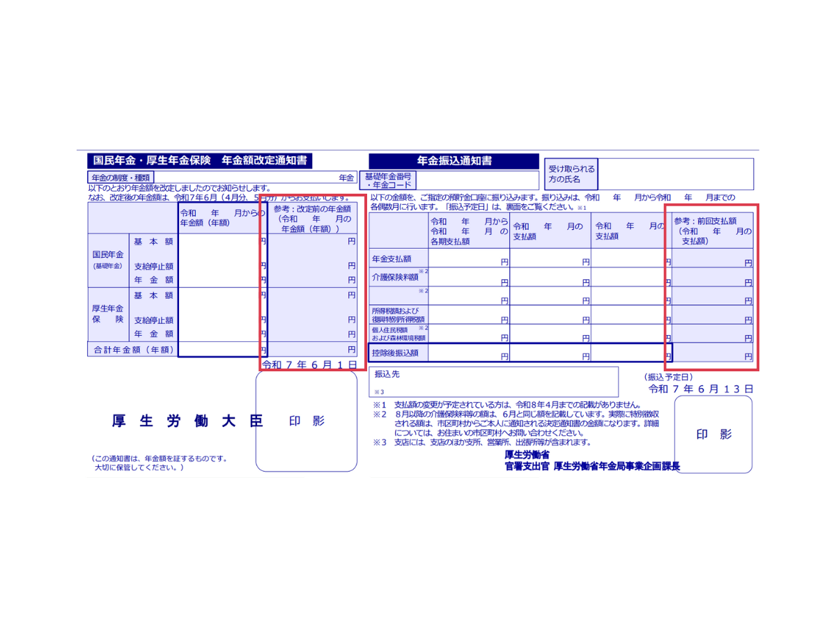 年金通知書