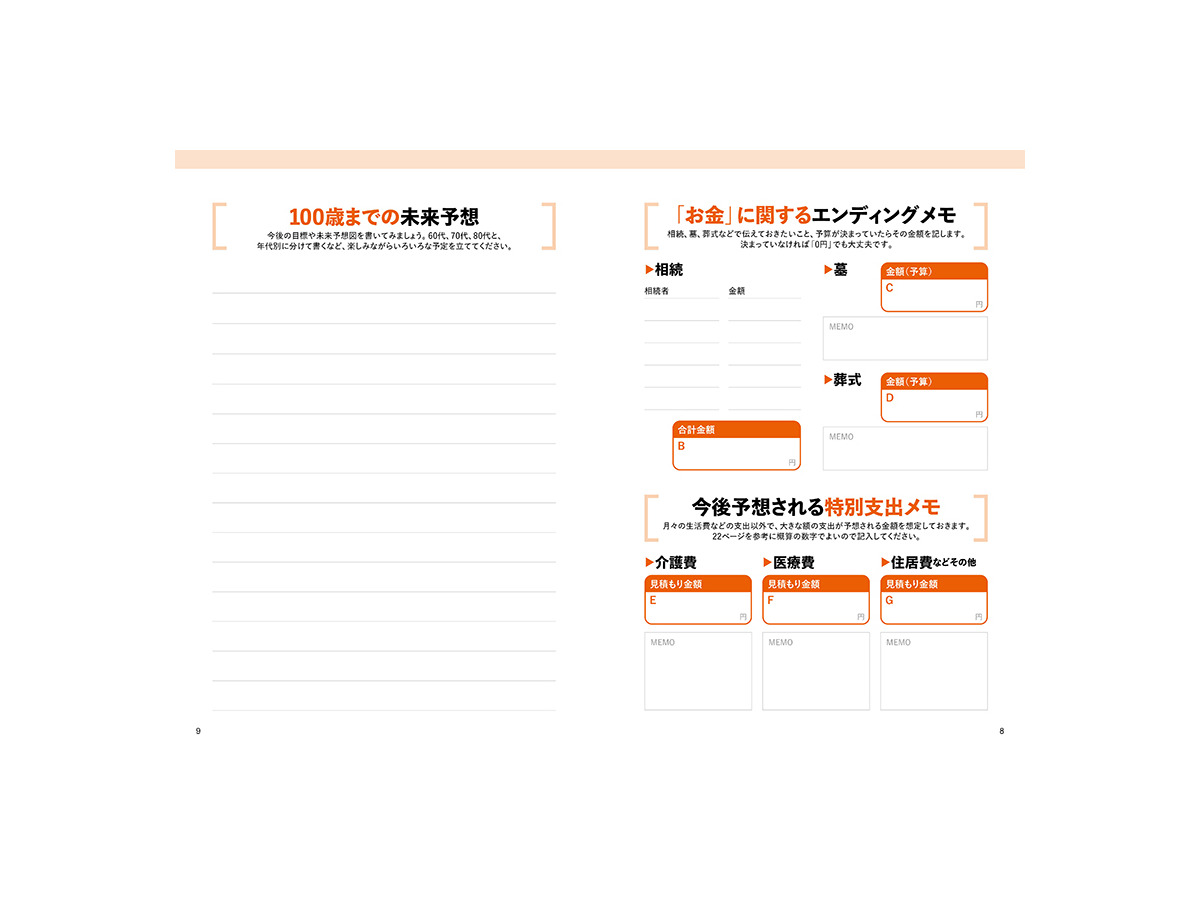 『100歳まで困らない「お金」整理ノート』（主婦と生活社）