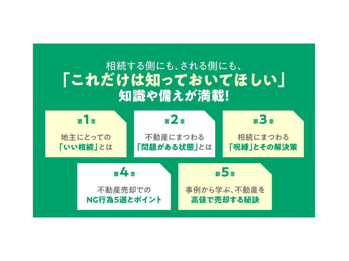 『地主が知っておくべき 幸せな相続と不動産売却』（株式会社ディスカヴァー・トゥエンティワン）